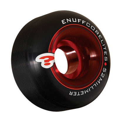 Enuff Corelites Skateboard Wheels - Black/Red 52mm 101A [set/4]