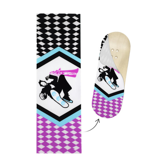 Teak Fingerboard Deck Graphic Wrap - Spies