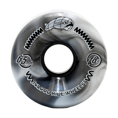 Cloud Ride Cruiser Longboard Wheels - Grey Marble 65mm 78A