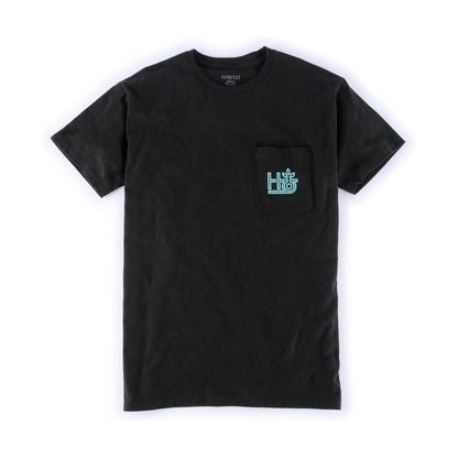 Habitat Pod Stacked Pocket T-Shirt - Black
