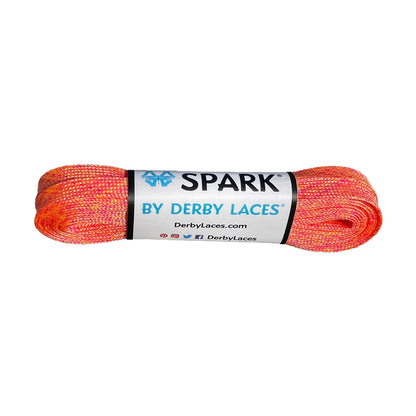 Derby Spark Roller Skates Laces - Orange Creamsicle 96" [244cm]