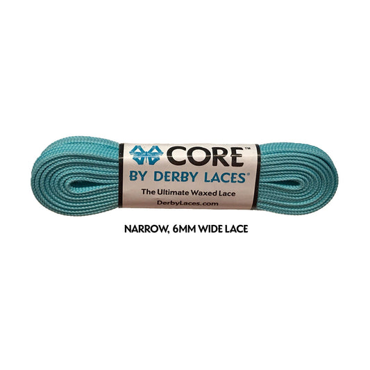 Derby Core Roller Skates Laces - Aqua Spray Teal 72" [183cm]