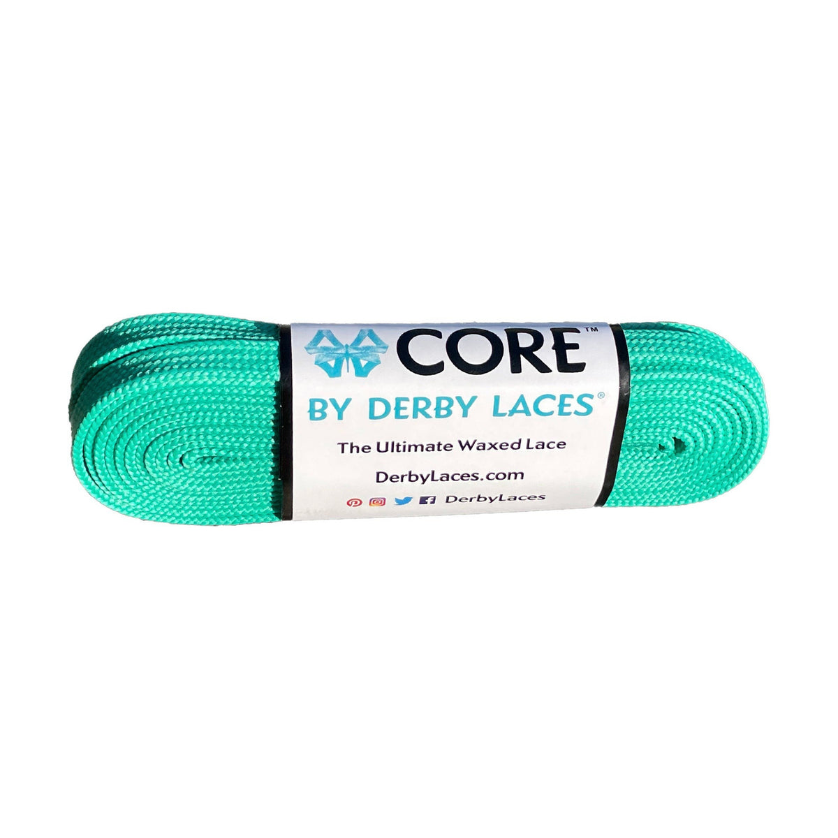 Derby Core Roller Skates Laces - Aquamarine 72" [183cm]