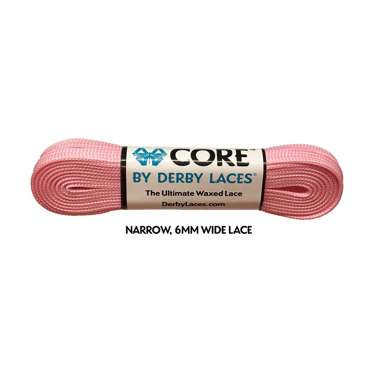 Derby Core Roller Skates Laces - Pink Cotton Candy 72" [183cm]