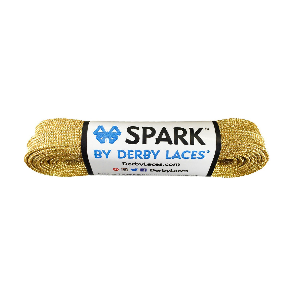 Derby Spark Roller Skates Laces - Gold 54" [137cm]