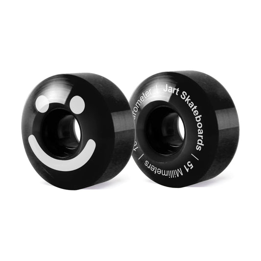 Jart BE Happy Skateboard Wheels - Black 51mm 83B [set/4]