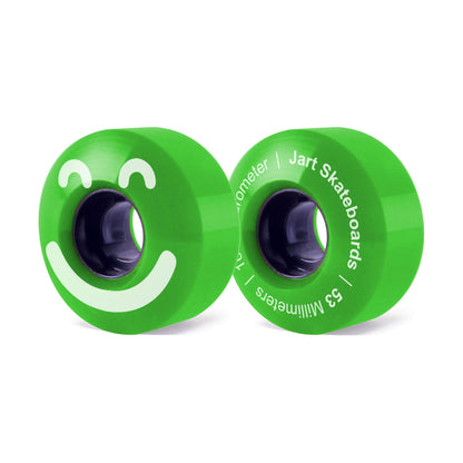 Jart BE Happy Skateboard Wheels - Green 53mm 83B [set/4]
