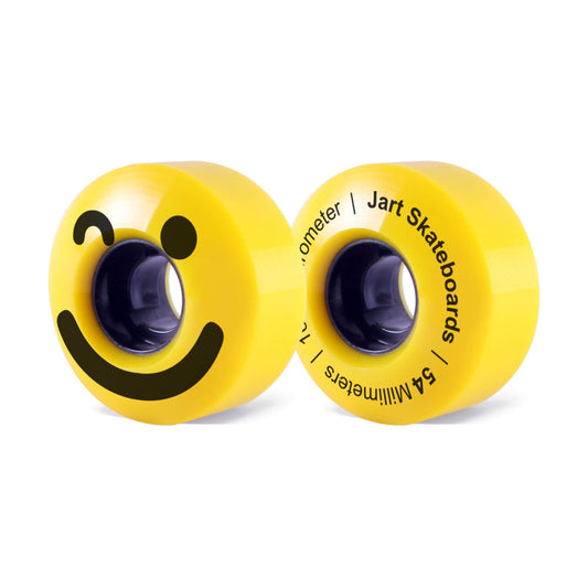 Jart BE Happy Skateboard Wheels - Yellow 54mm 83B [set/4]