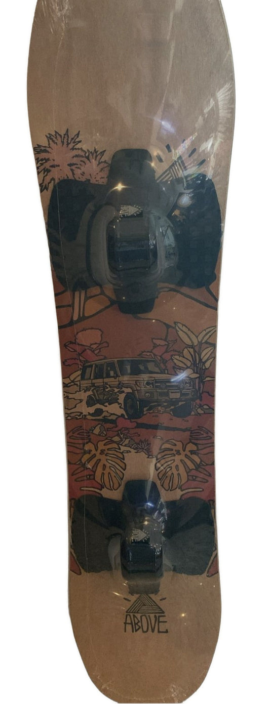 Above Maverick sandboard 121 cm with bindings – Land Cruiser desert graphic