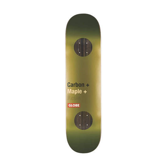 Globe G3 Bar Impact Skateboard Deck - Olive 8"