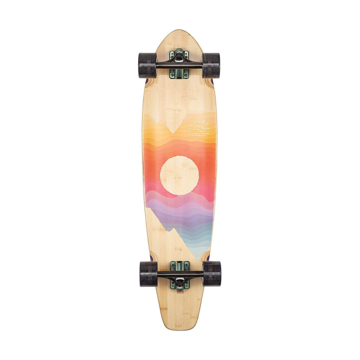 Globe Arcadia Longboard Complete - Bamboo/Mountains 36"