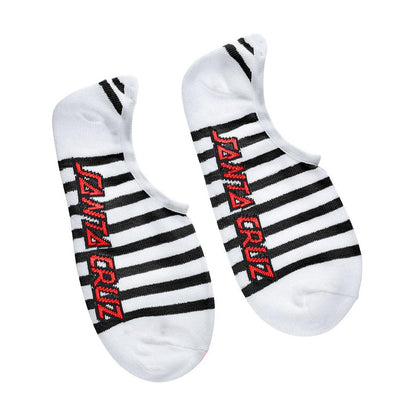 Santa Cruz Strip No Show Socks - Red/Blue/Black [women] [3-Pairs]