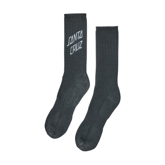 Santa Cruz Obscure Crew Socks - Black 9-11
