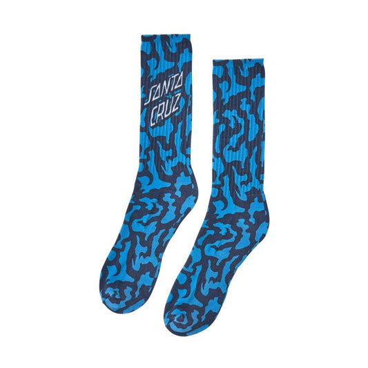 Santa Cruz Obscure Crew Socks - Navy 9-11