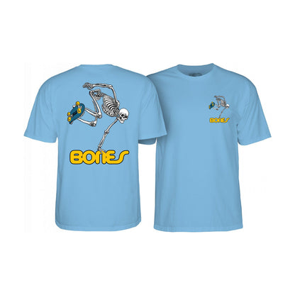 Powell-Peralta Sk8Board Skeleton Youth T-Shirt - Carolina Blue