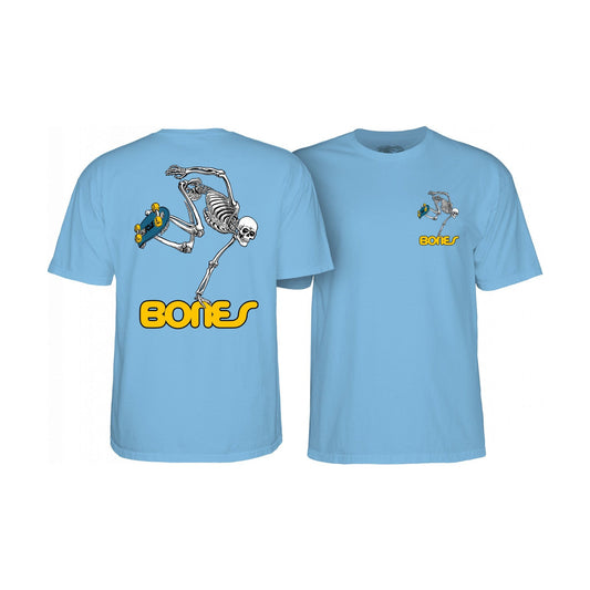 Powell-Peralta Sk8Board Skeleton Youth T-Shirt - Carolina Blue