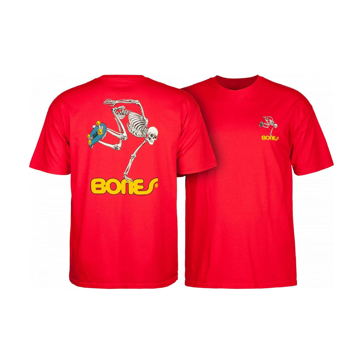 Powell-Peralta Sk8Board Skeleton Youth T-Shirt - Red