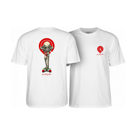 Powell-Peralta Tucking Skeleton T-Shirt - White