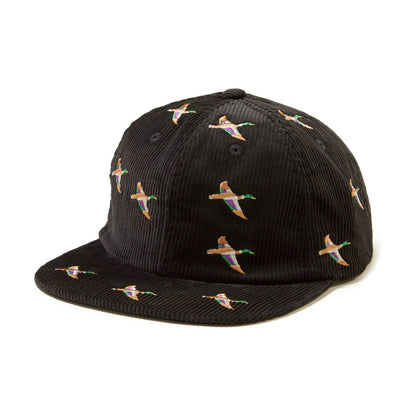 Habitat Mallard Cord Cap - Black