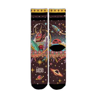 AS Space Holidays Mid-High Socks