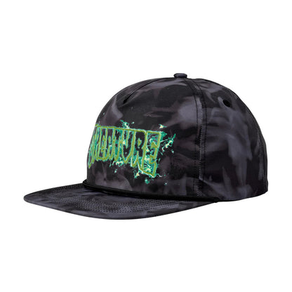Creature Inferno Unstructured Mid-Profile Snapback Cap - Black