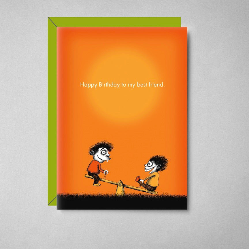 Bald Guy greeting card STE007374, front