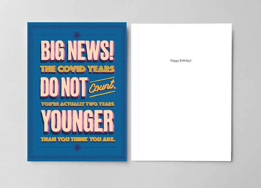Bald Guy greeting card STE007384, front and inside