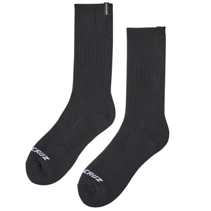 Santa Cruz Decoder Crew Socks - Black 9-11