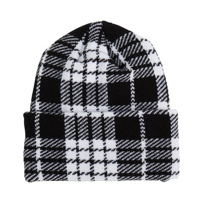 Santa Cruz Moon Dot Beanie Long Shoreman Beanie - Plaid