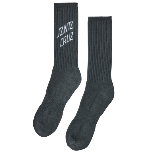 Santa Cruz Obscure Crew Socks - Black 9-11