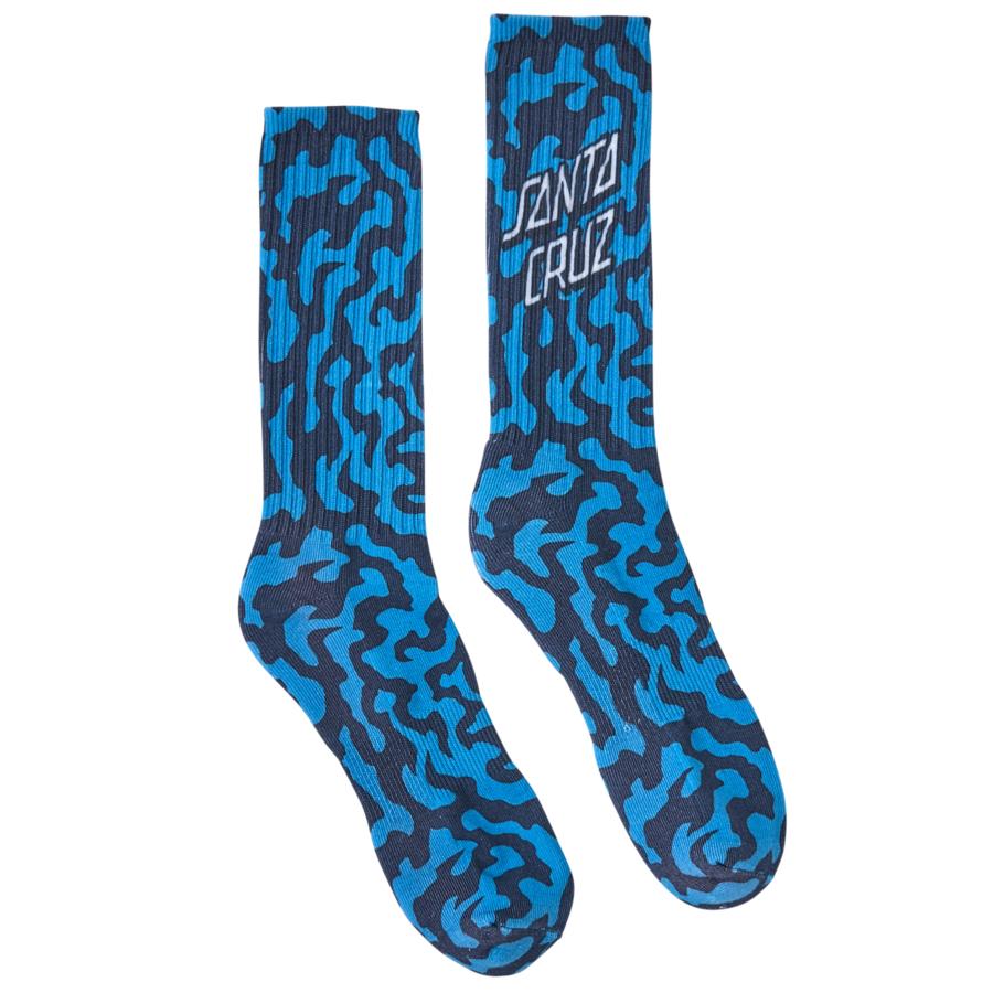 Santa Cruz Obscure Crew Socks - Navy 9-11