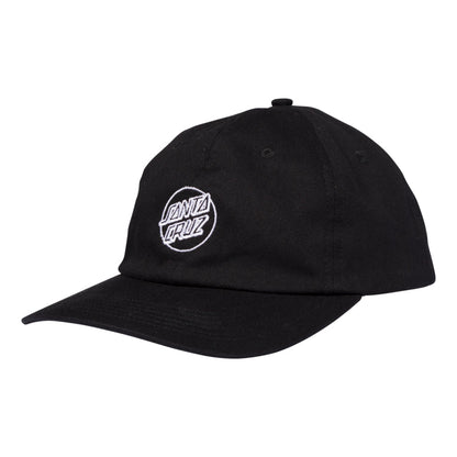 Santa Cruz Opus Dot Eco Strapback Cap - Eco Black