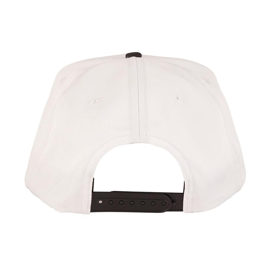 Santa Cruz Screaming Hand Mid-Profile Strapback Cap - White