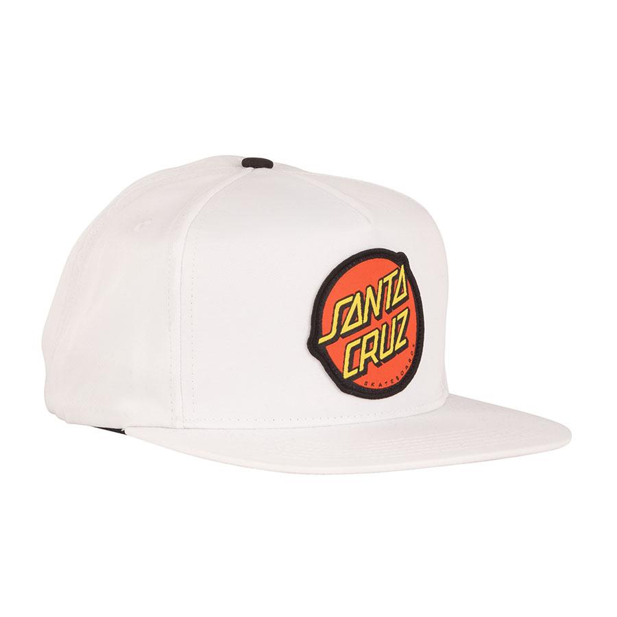 Santa Cruz Screaming Hand Mid-Profile Strapback Cap - White