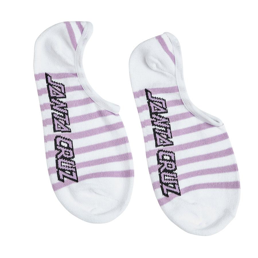 Santa Cruz Strip No Show Assorted Socks - Lilac/Yellow/Grey [women] [3-Pairs]