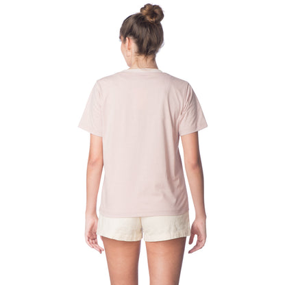 Santa Cruz Track Strips Relaxed Crop T-Shirt - Lotus [women]