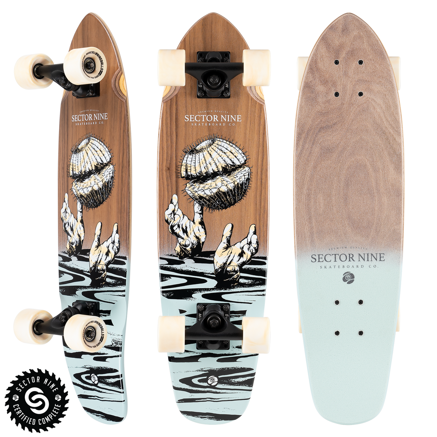 Sector9 Hopper Handplant Longboard Complete 27.5"