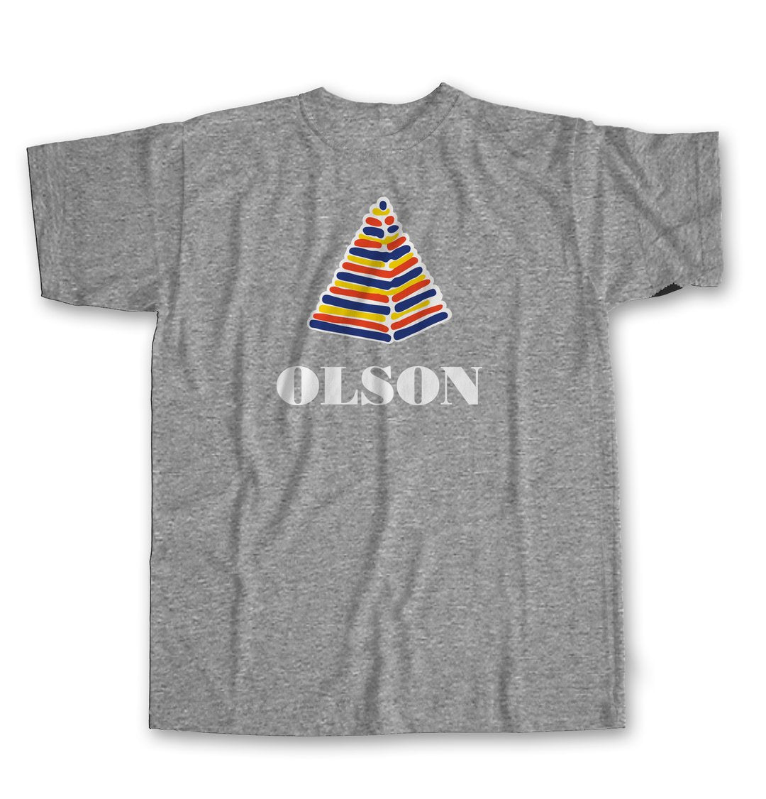 Shorty's OLSON PYRAMID LOGO T-Shirt - Athletic Grey