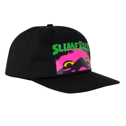 Slime Balls Speed Freak Mid-Profile Snapback Cap - Black