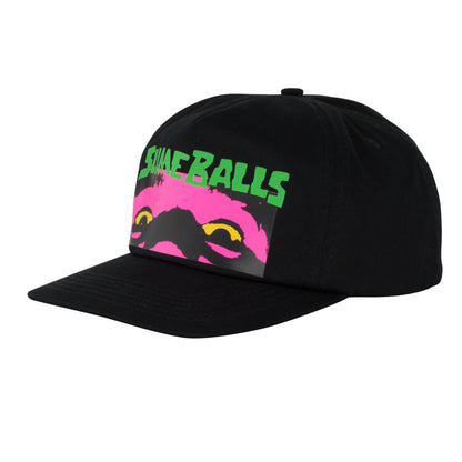 Slime Balls Speed Freak Mid-Profile Snapback Cap - Black