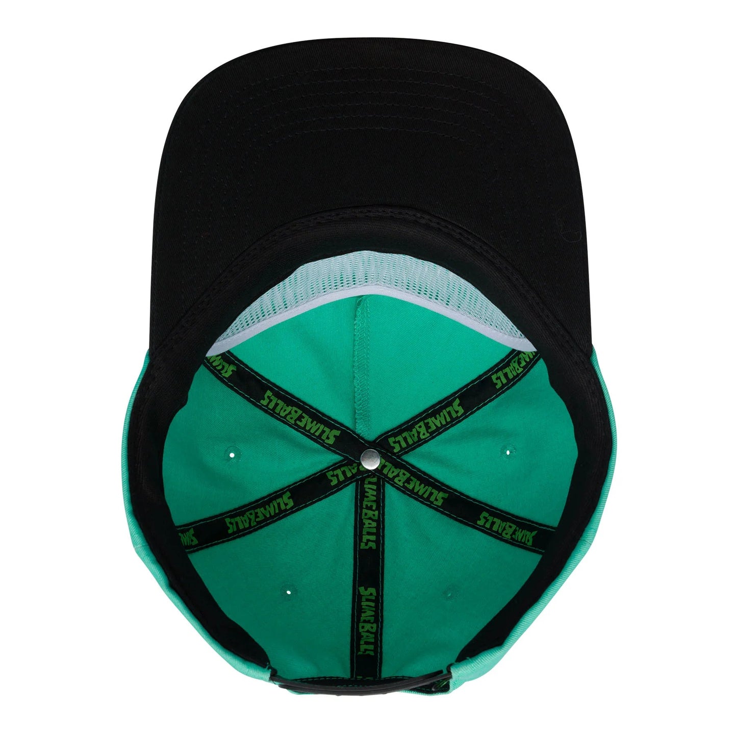 Slime Balls Speed Freak Mid-Profile Snapback Cap - Teal/Black