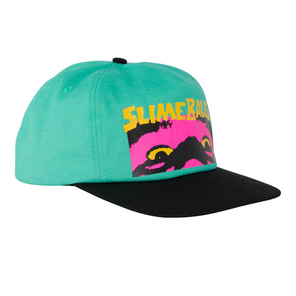 Slime Balls Speed Freak Mid-Profile Snapback Cap - Teal/Black