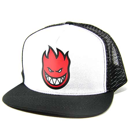 Spitfire Bighead Fill Trucker Cap - White/Black