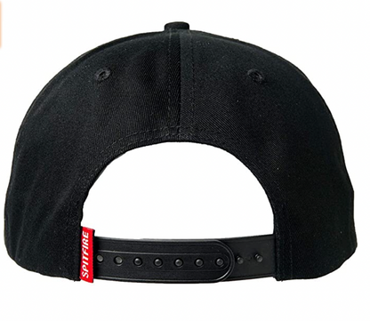 Spitfire Bighead Structured Snapback Cap - Black/Red