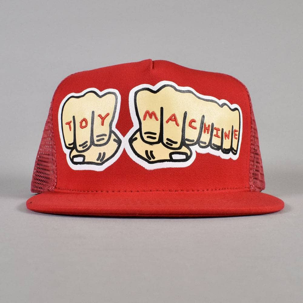 Toy Machine Fists Mesh Cap - Red