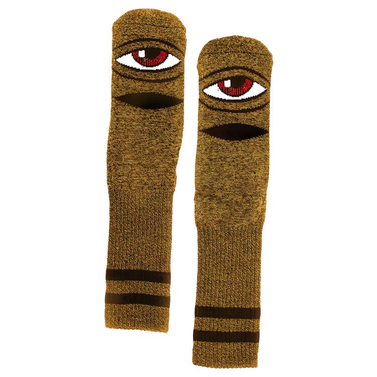 Toy Machine Heather Sect Eye Socks - Mustard