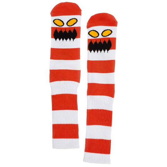 Toy Machine Monster Big Stripe Socks - Red