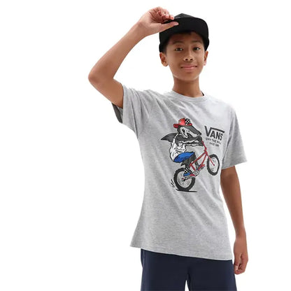 Vans Extreme Shark Youth T-Shirt - Athletic Heather