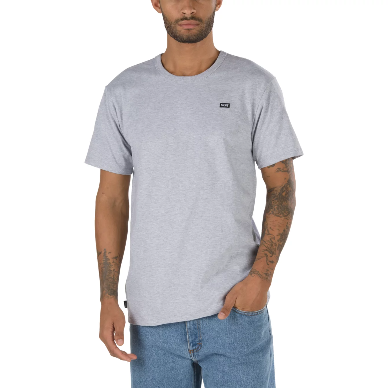 Vans Off The Wall Classic T-Shirt - Athletic Heather