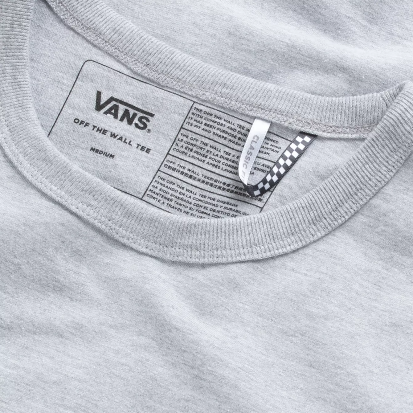 Vans Off The Wall Classic T-Shirt - Athletic Heather